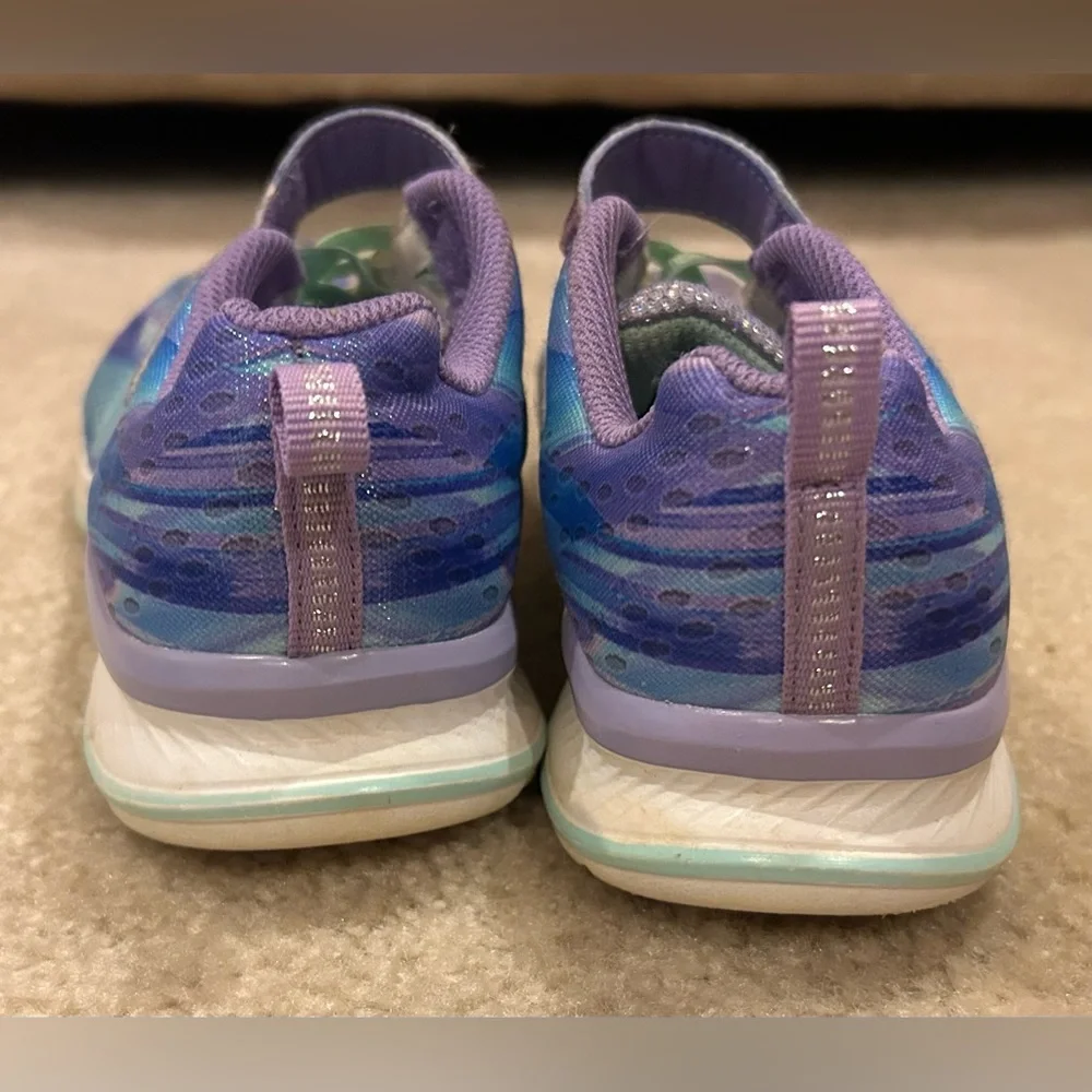 Skechers Blue Purple Sneakers girls size 2
